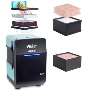 Unità Aspirafumi Singola Weller ZeroSmog Guard Per un Utente | 230 V | Certificato HEPA H13, FT91021699